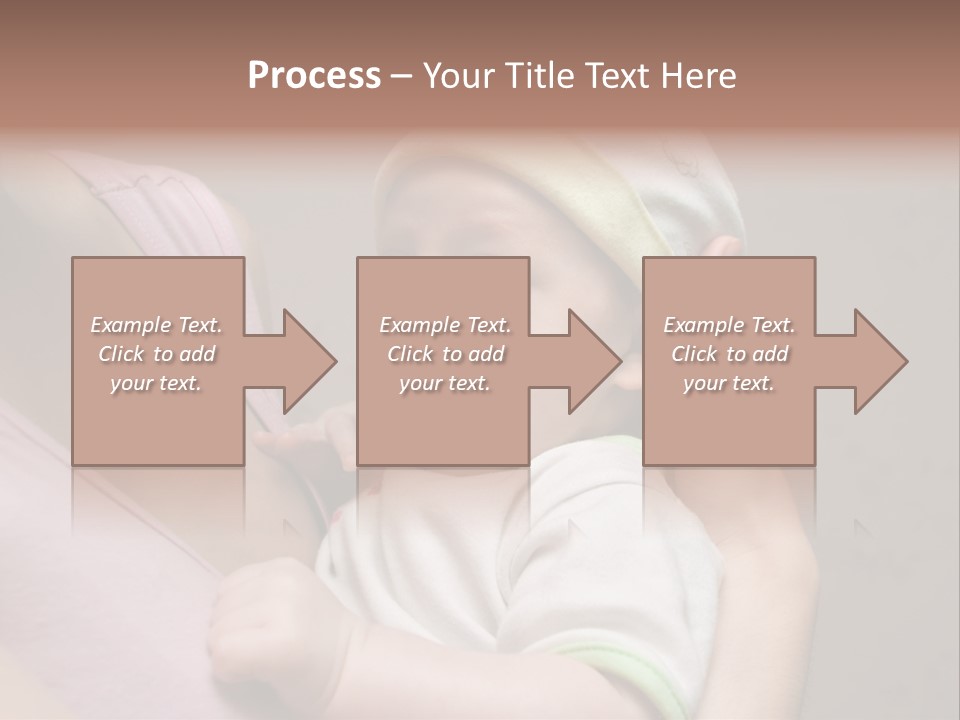 Hands Cute Childhood PowerPoint Template