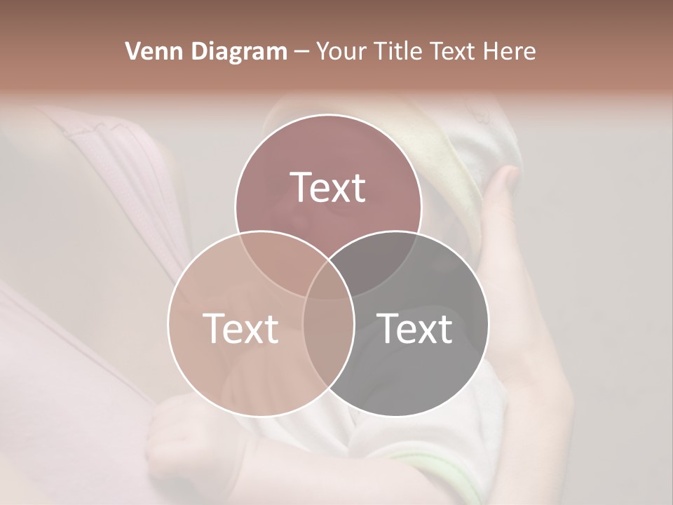 Hands Cute Childhood PowerPoint Template