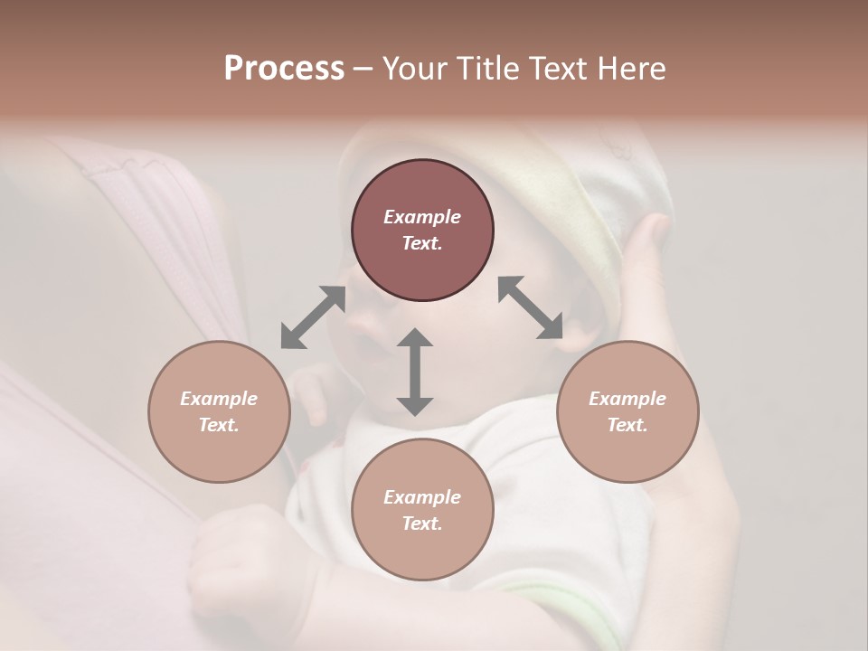 Hands Cute Childhood PowerPoint Template