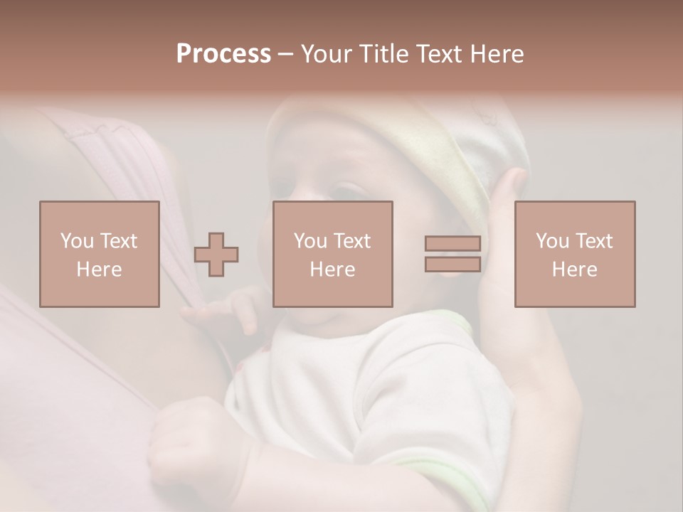 Hands Cute Childhood PowerPoint Template