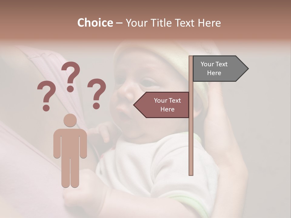 Hands Cute Childhood PowerPoint Template