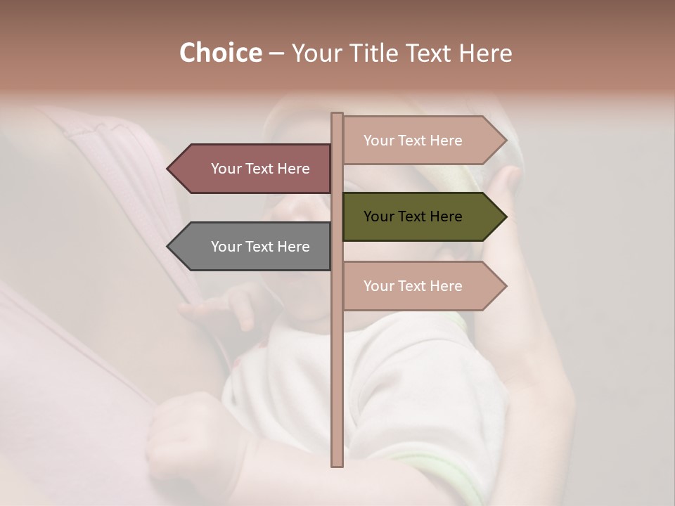 Hands Cute Childhood PowerPoint Template