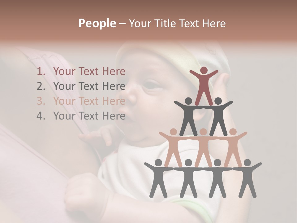 Hands Cute Childhood PowerPoint Template