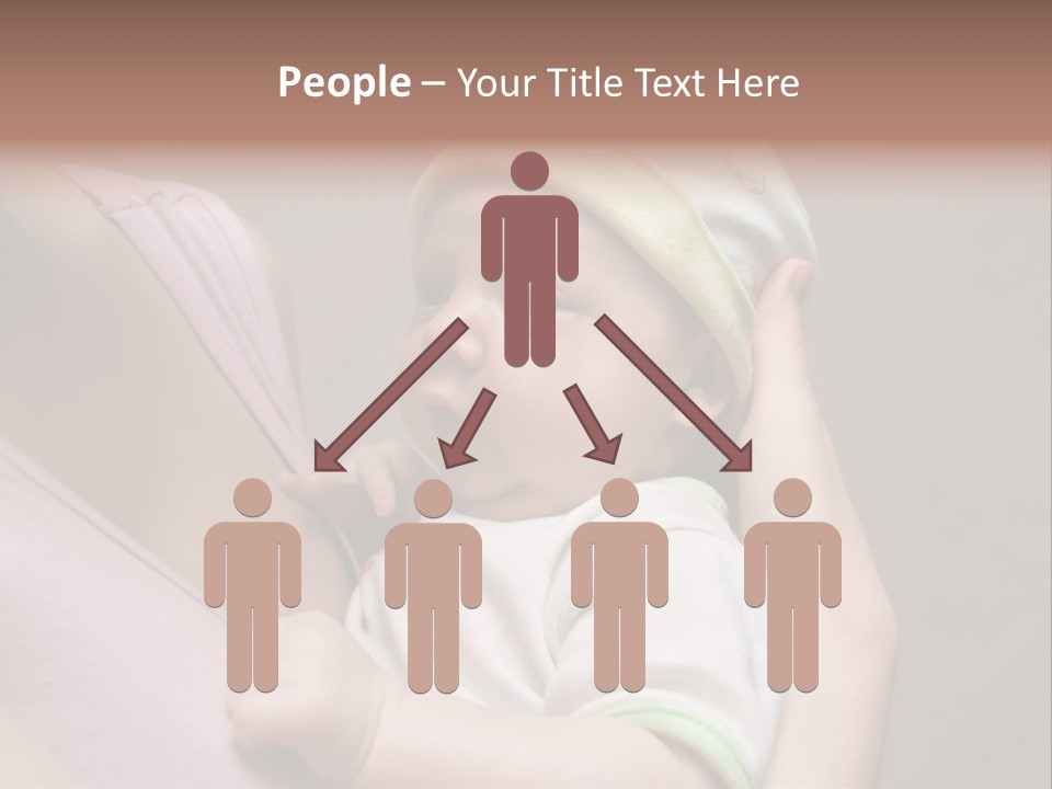 Hands Cute Childhood PowerPoint Template