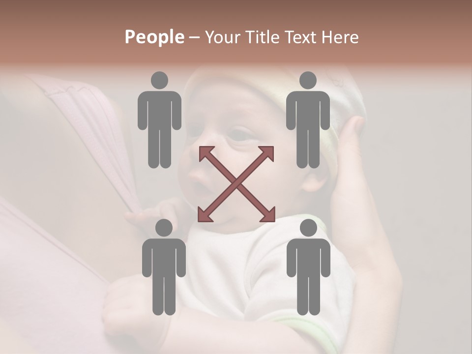 Hands Cute Childhood PowerPoint Template