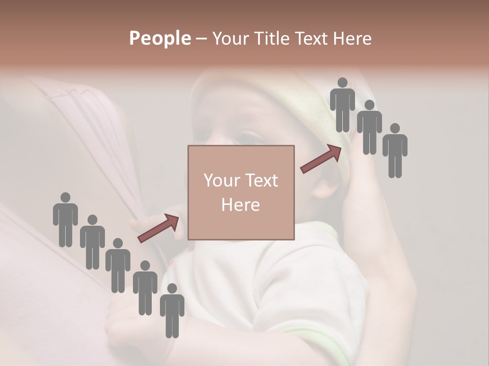 Hands Cute Childhood PowerPoint Template