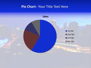 Island Building Mountain PowerPoint Template