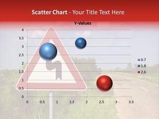 Warning Curve Outdoors PowerPoint Template