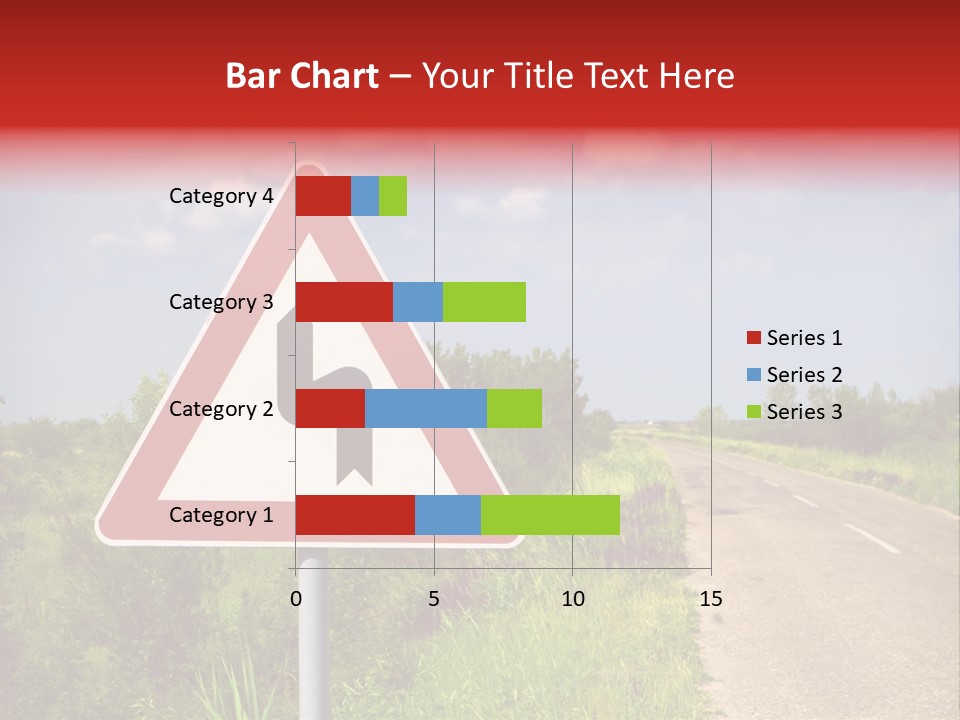 Warning Curve Outdoors PowerPoint Template