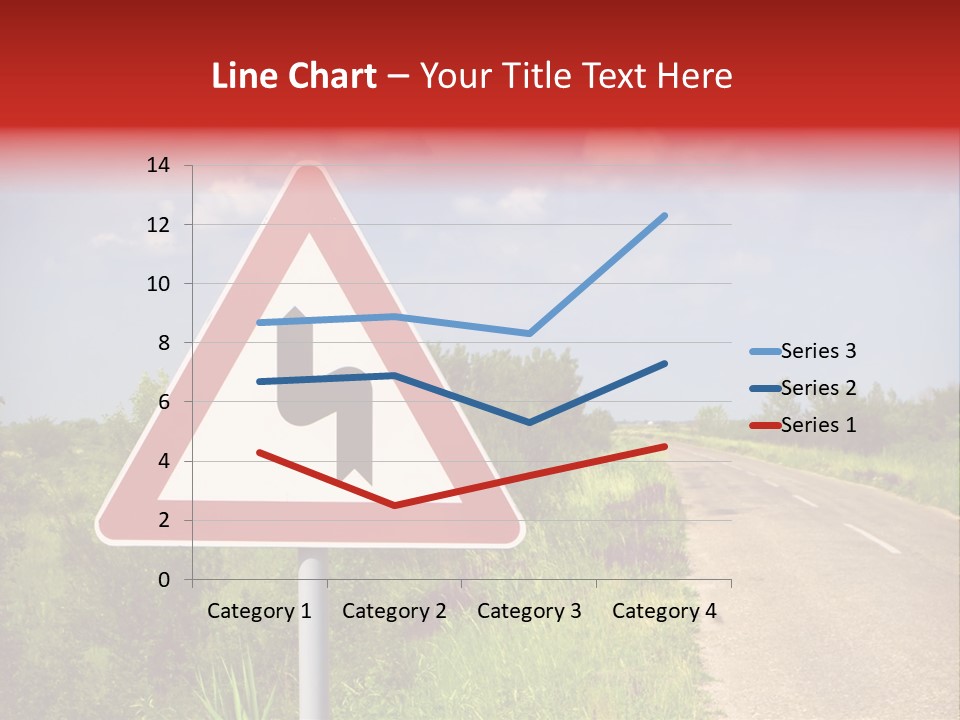 Warning Curve Outdoors PowerPoint Template