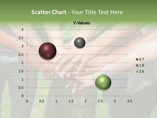 Young Adult Hands Standing PowerPoint Template