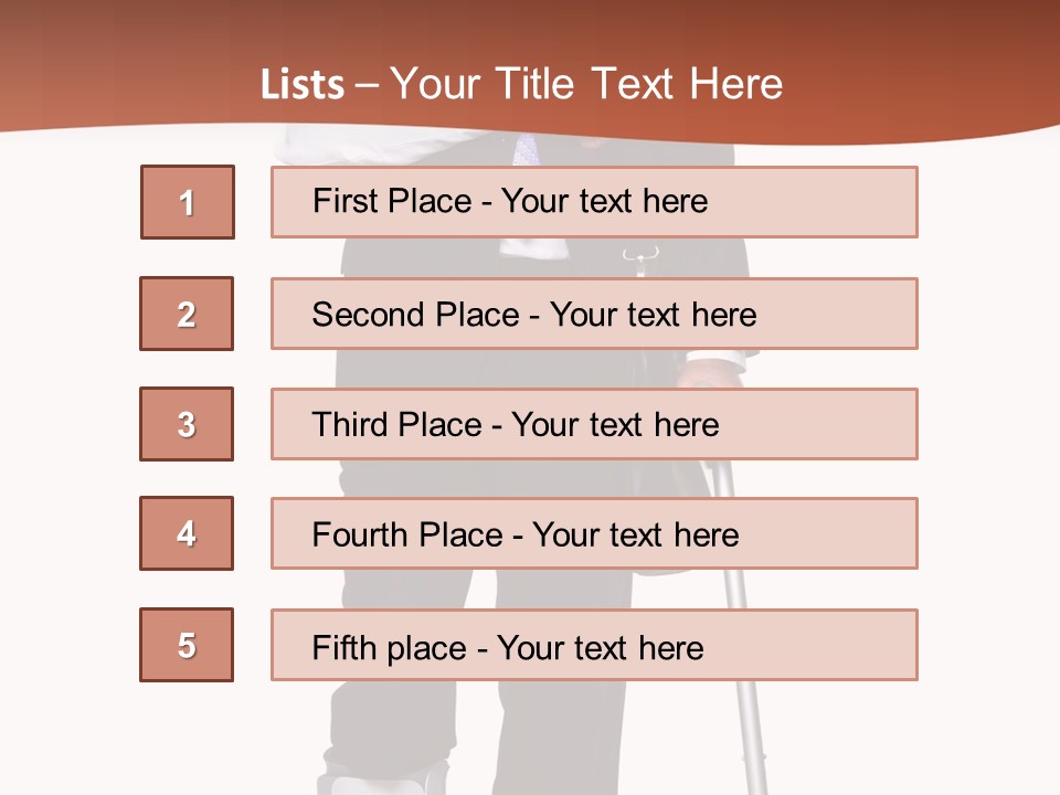Adult Cast Medical PowerPoint Template