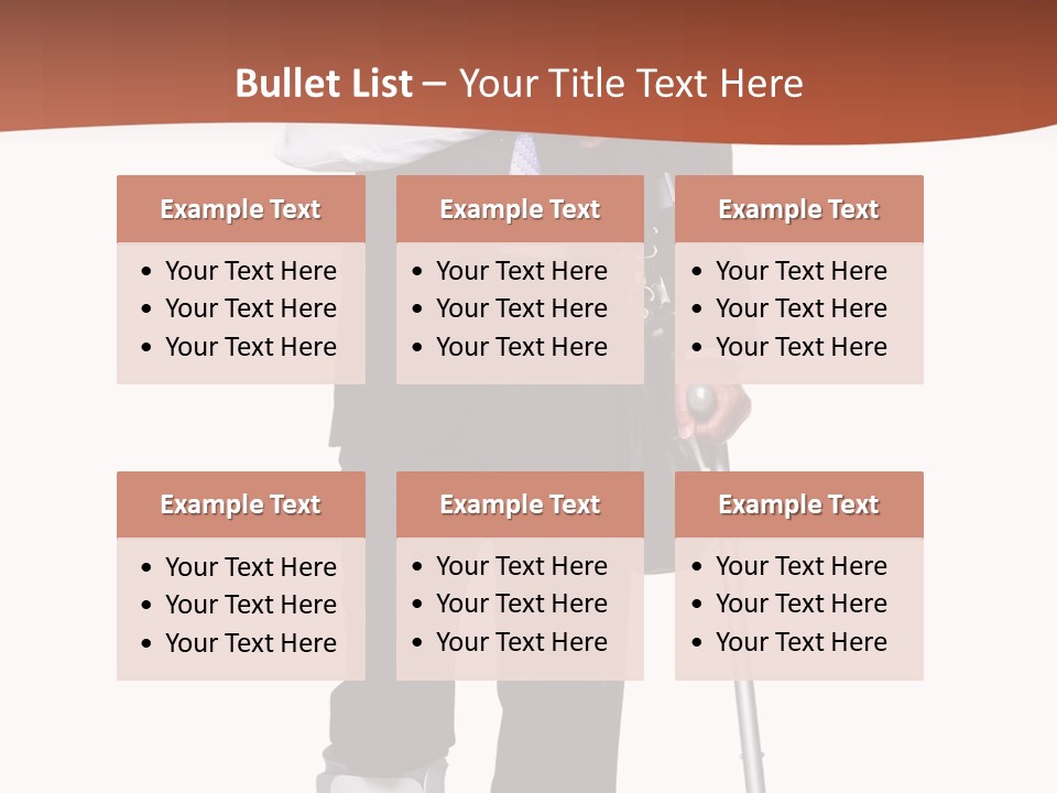 Adult Cast Medical PowerPoint Template