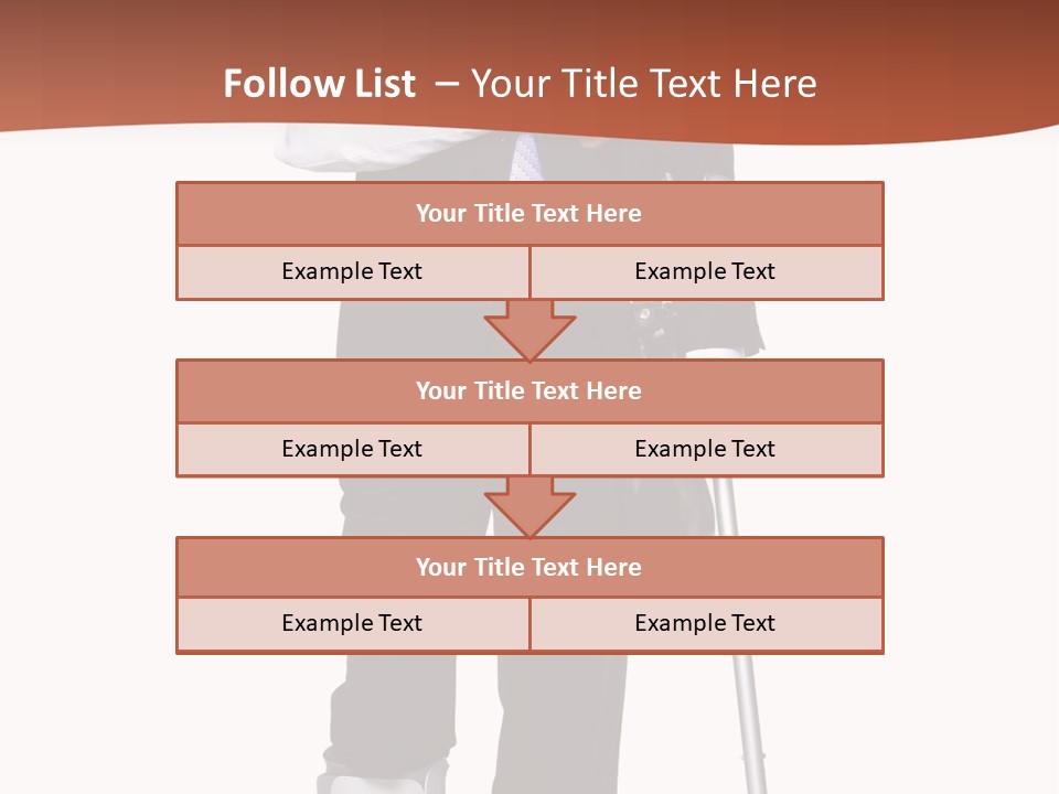 Adult Cast Medical PowerPoint Template