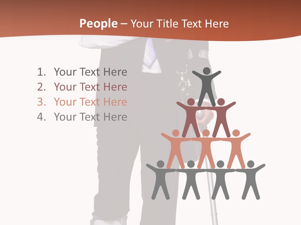 Adult Cast Medical PowerPoint Template