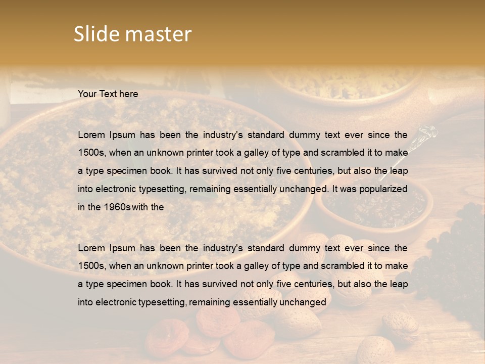 Cape Malay Nuts Casserole PowerPoint Template