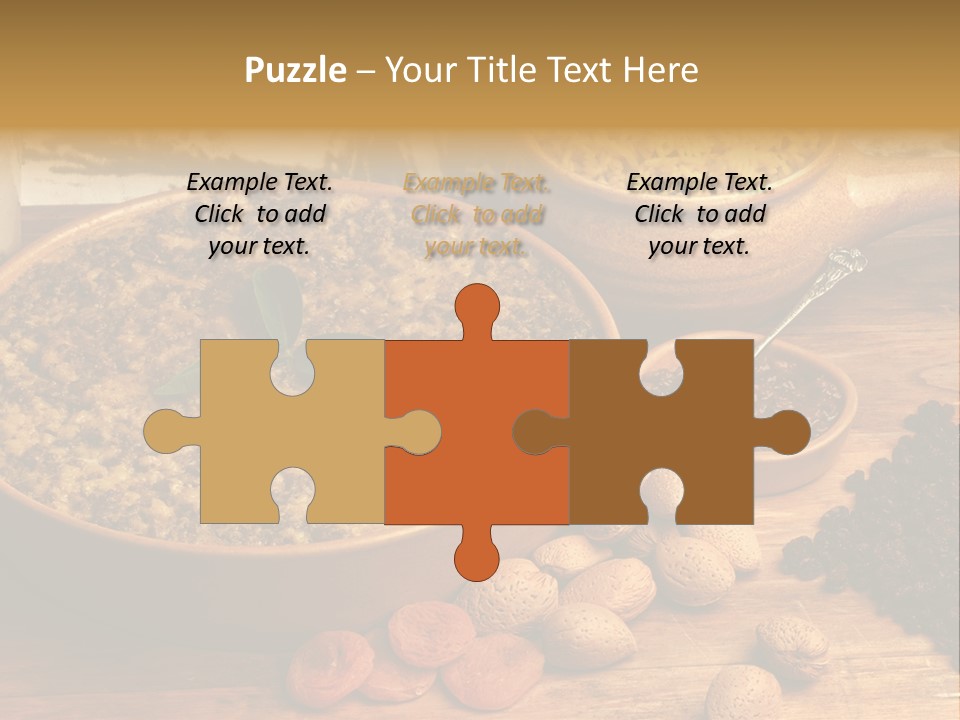 Cape Malay Nuts Casserole PowerPoint Template