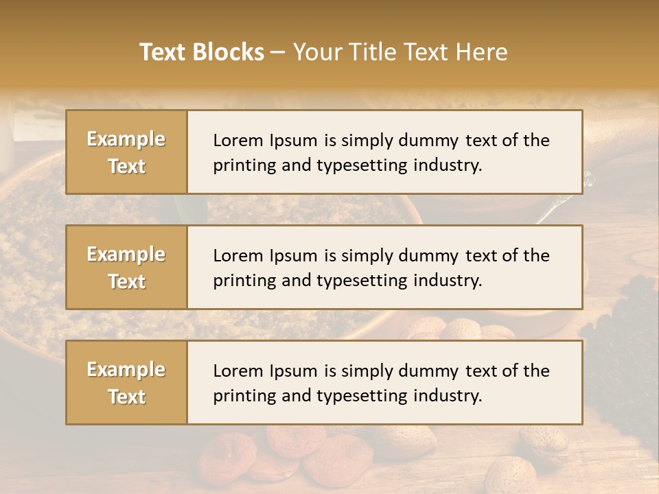 Cape Malay Nuts Casserole PowerPoint Template