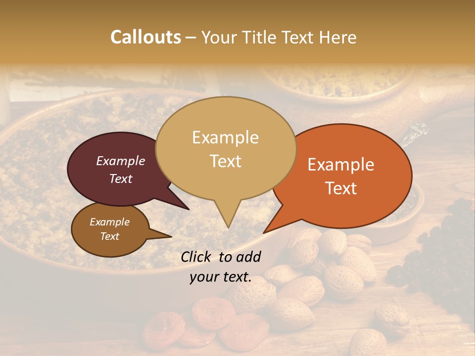 Cape Malay Nuts Casserole PowerPoint Template