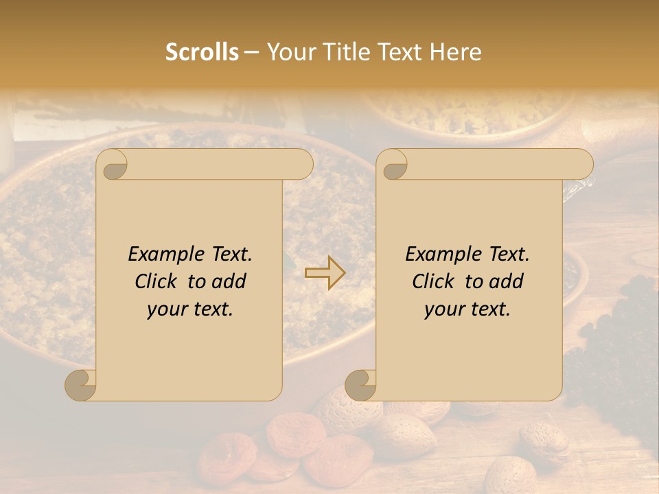 Cape Malay Nuts Casserole PowerPoint Template
