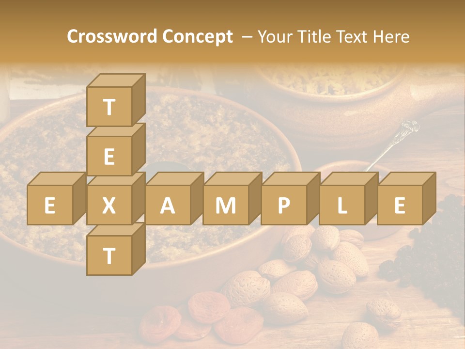 Cape Malay Nuts Casserole PowerPoint Template