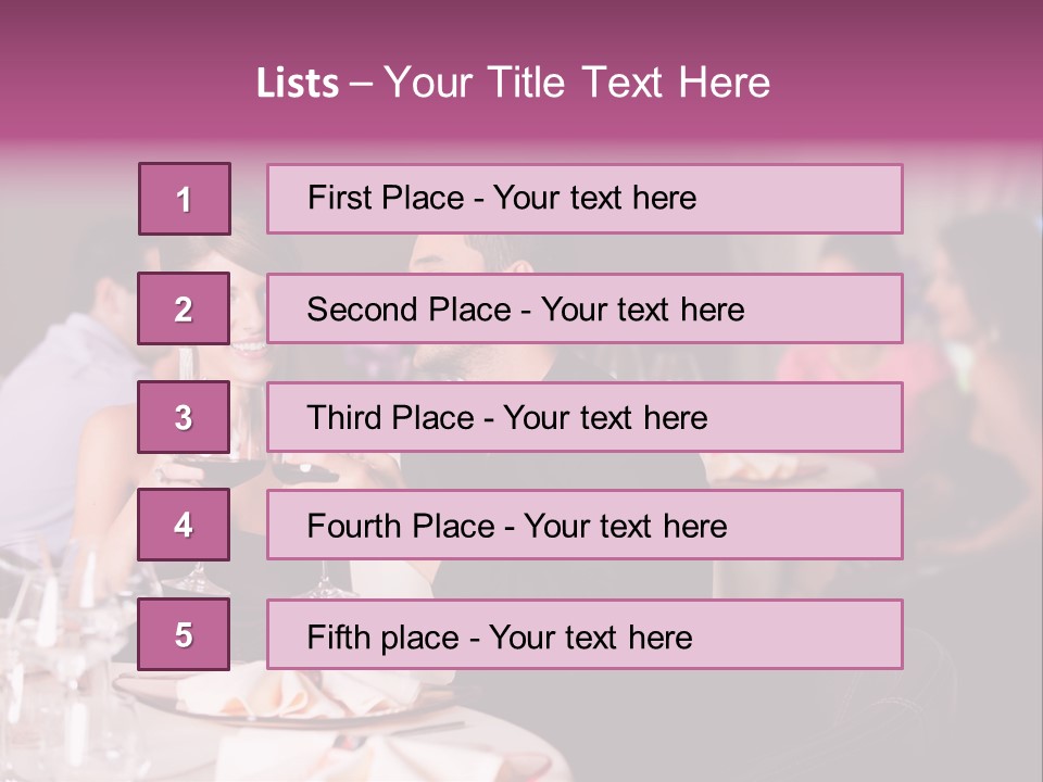 Lifestyle Woman Beautiful PowerPoint Template