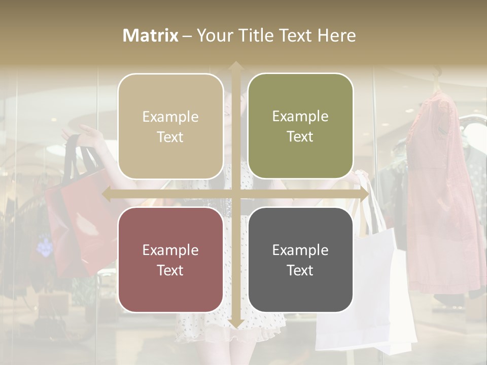 Bag Smile Standing PowerPoint Template