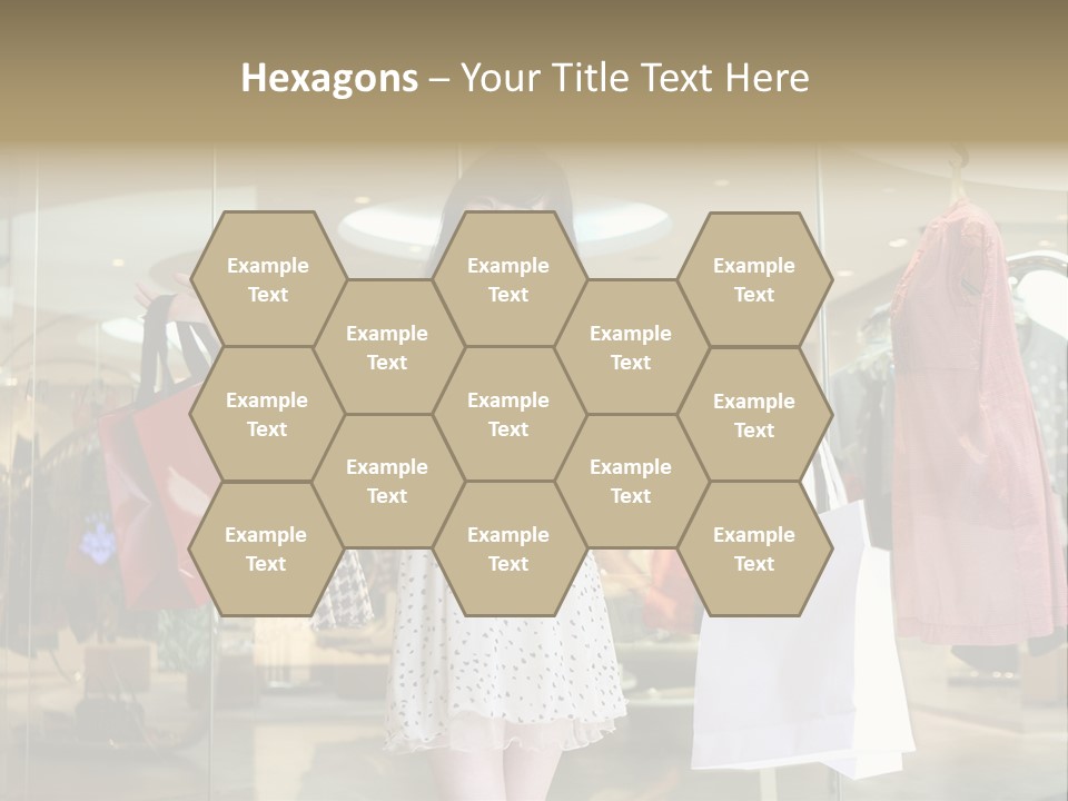 Bag Smile Standing PowerPoint Template