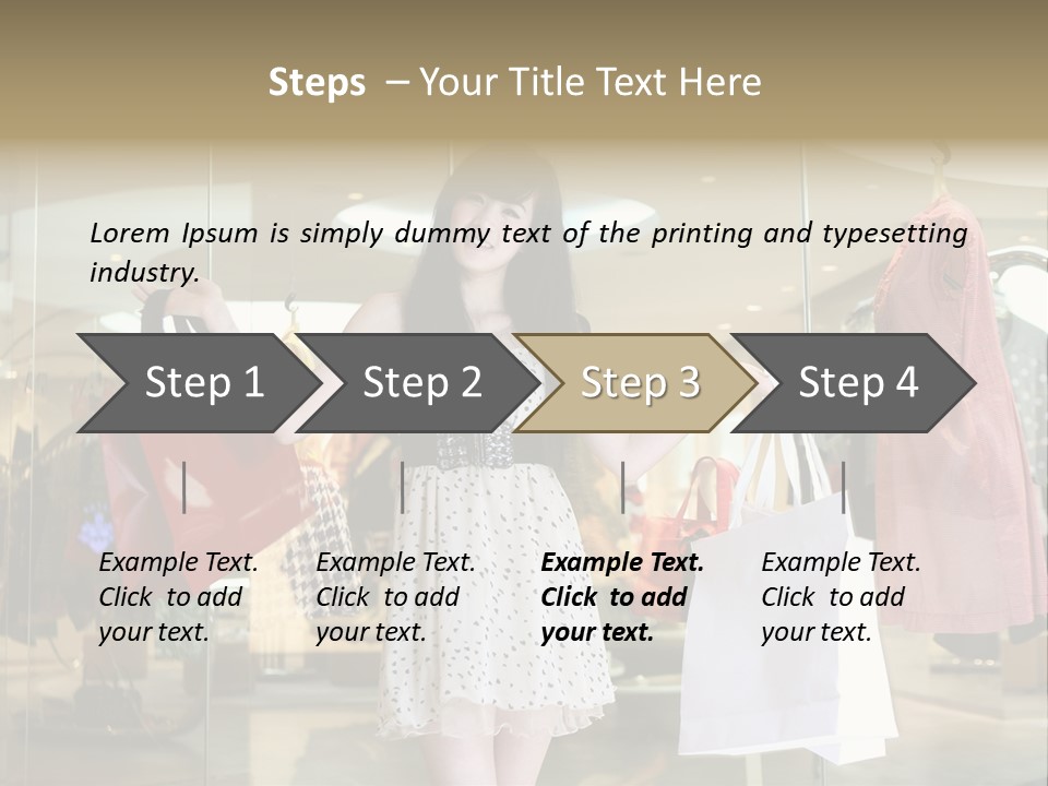 Bag Smile Standing PowerPoint Template