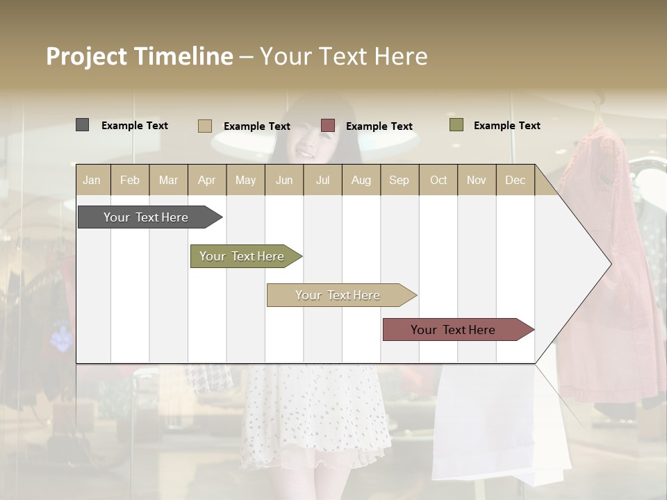 Bag Smile Standing PowerPoint Template