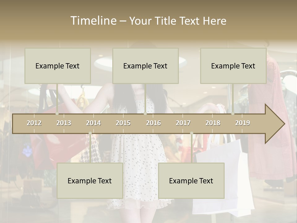 Bag Smile Standing PowerPoint Template