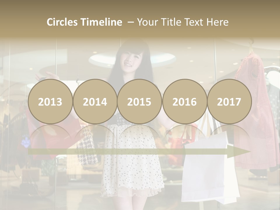 Bag Smile Standing PowerPoint Template