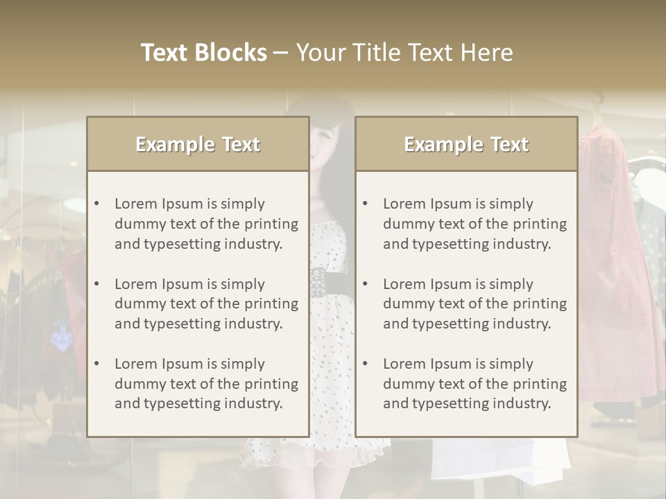 Bag Smile Standing PowerPoint Template