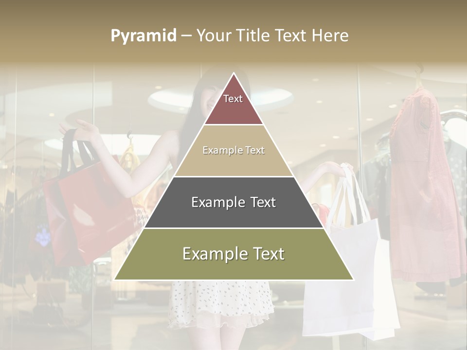 Bag Smile Standing PowerPoint Template