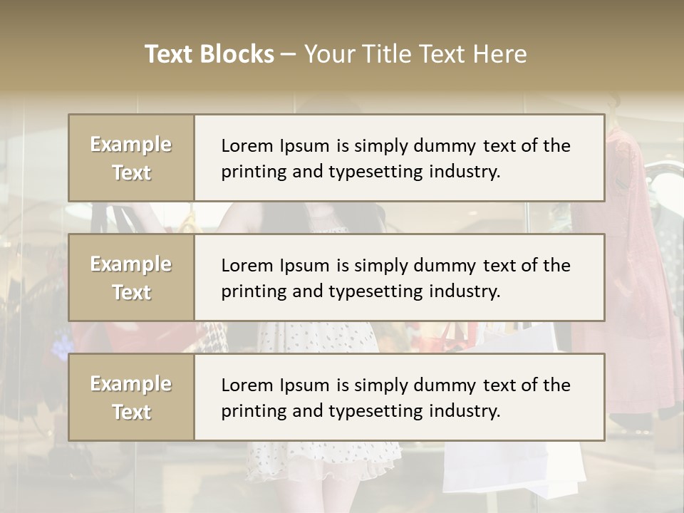 Bag Smile Standing PowerPoint Template