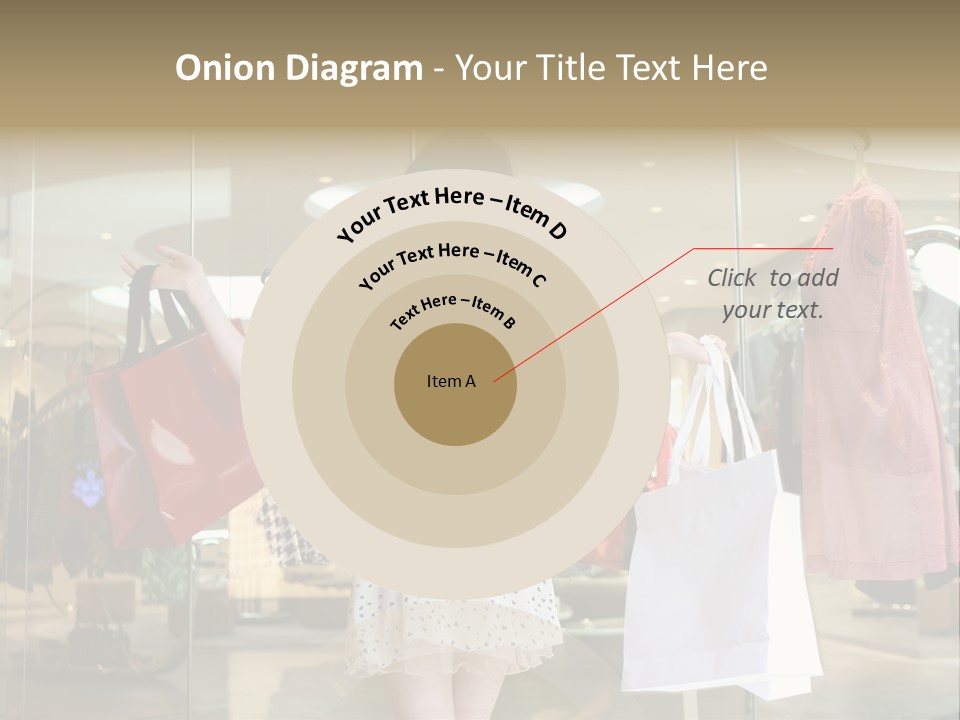 Bag Smile Standing PowerPoint Template
