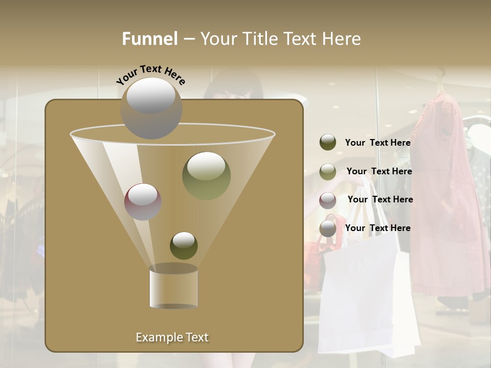 Bag Smile Standing PowerPoint Template