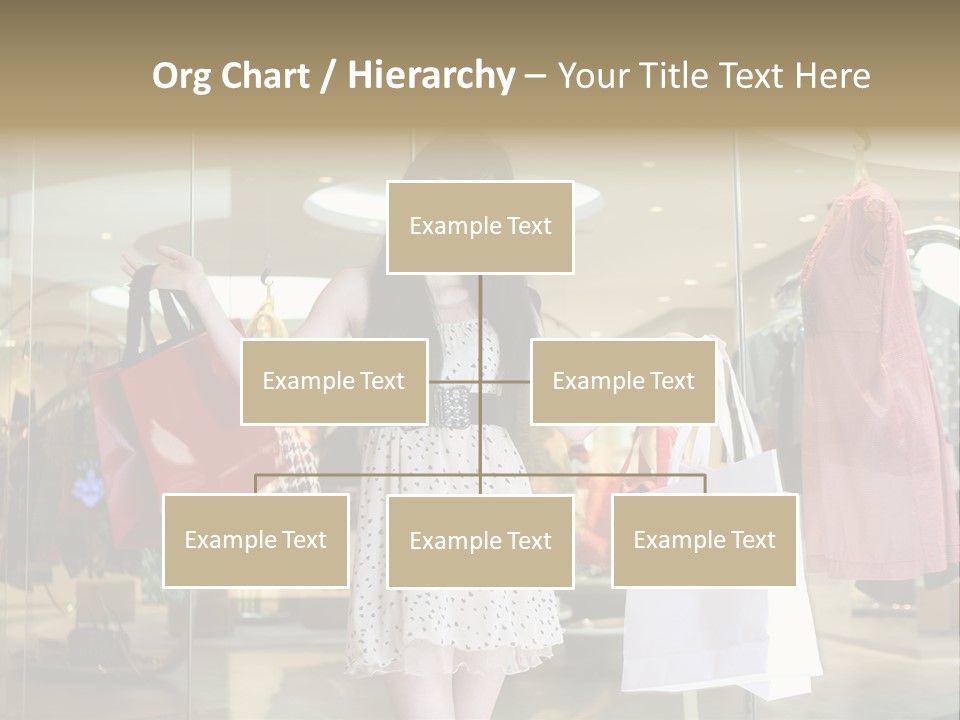 Bag Smile Standing PowerPoint Template