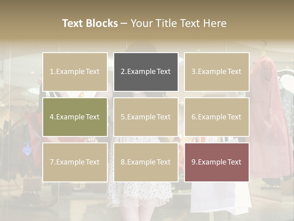 Bag Smile Standing PowerPoint Template