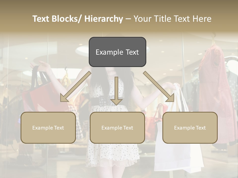 Bag Smile Standing PowerPoint Template