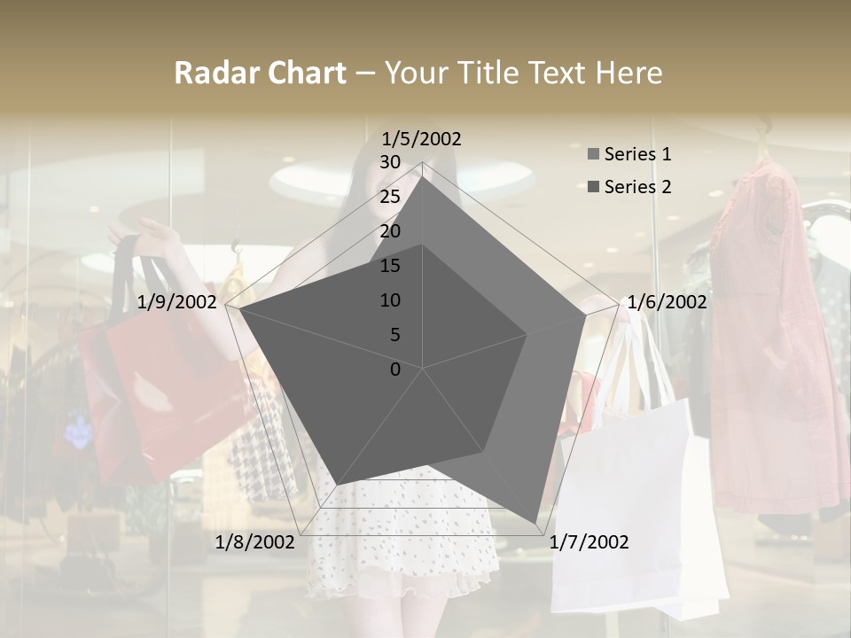 Bag Smile Standing PowerPoint Template