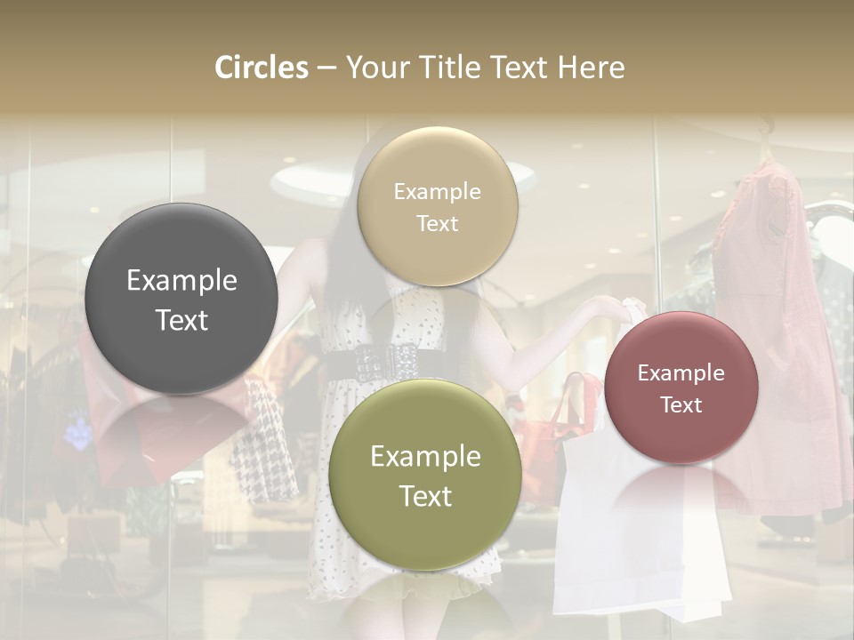 Bag Smile Standing PowerPoint Template