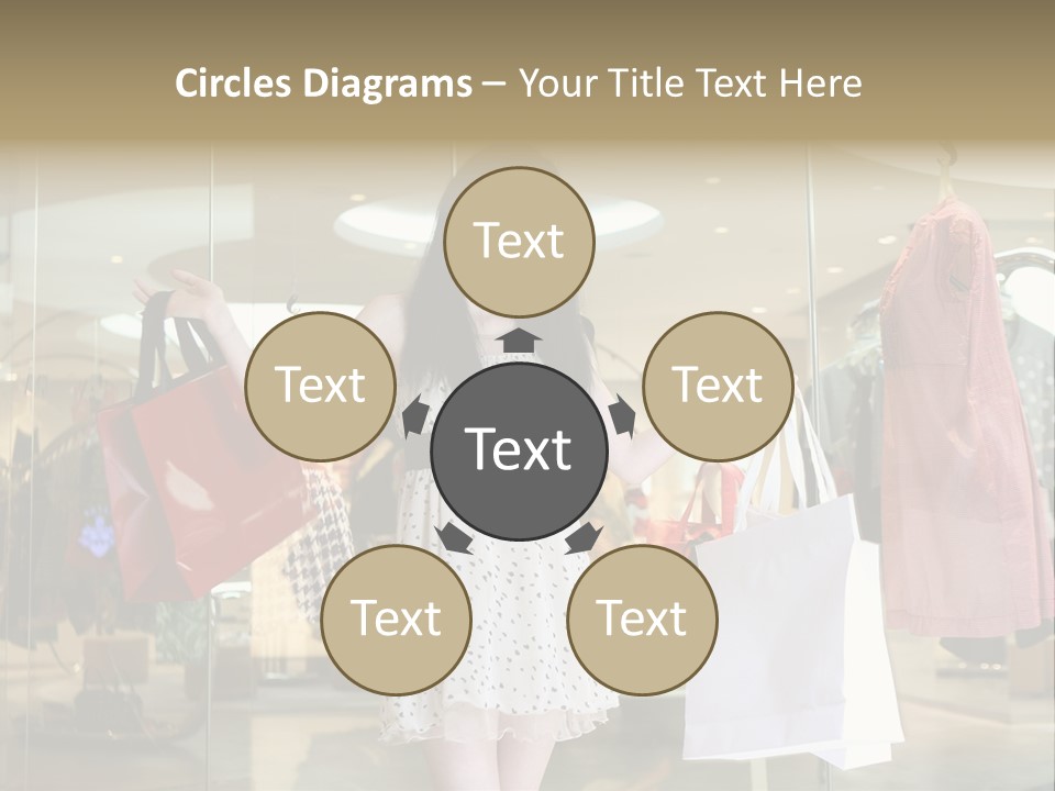 Bag Smile Standing PowerPoint Template