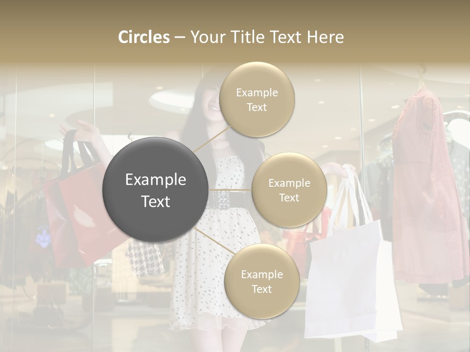 Bag Smile Standing PowerPoint Template