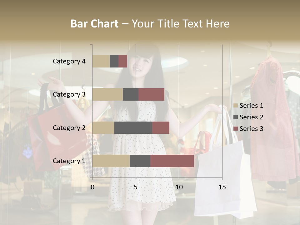 Bag Smile Standing PowerPoint Template