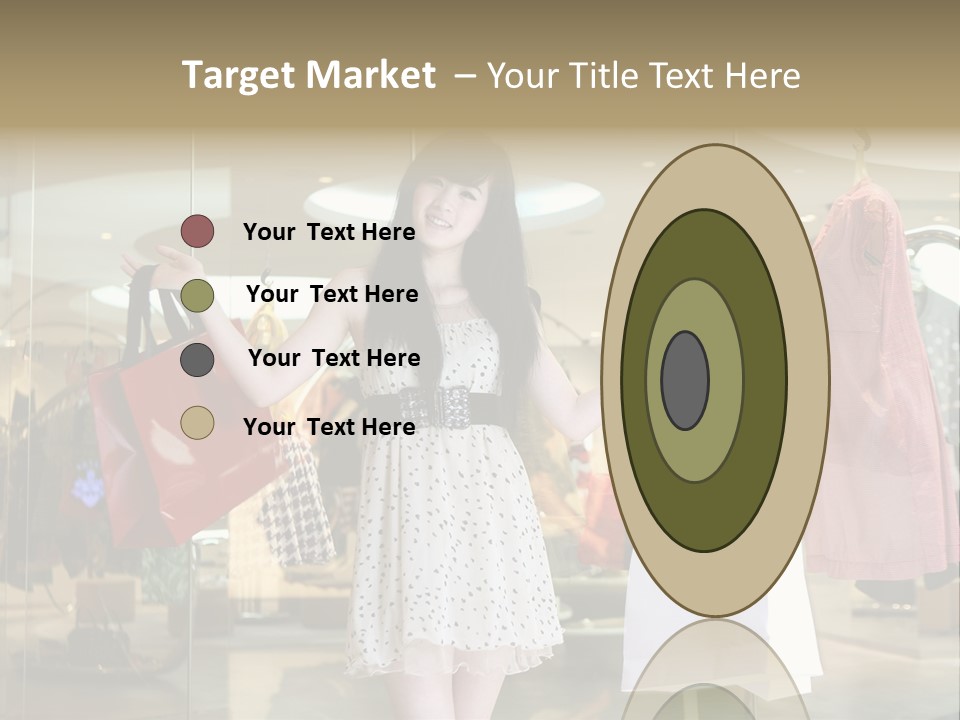 Bag Smile Standing PowerPoint Template