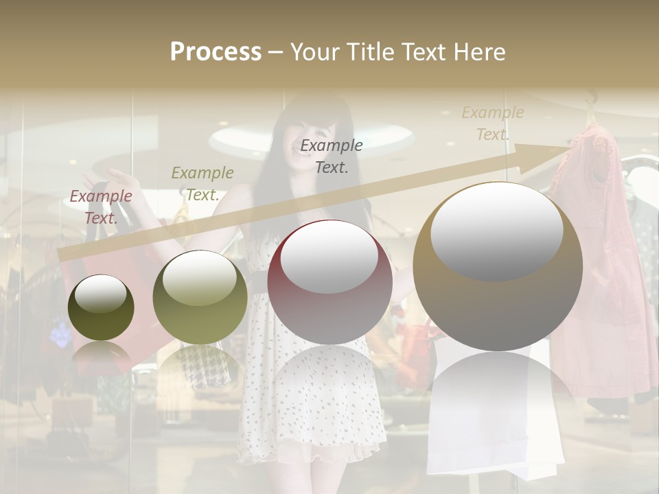 Bag Smile Standing PowerPoint Template