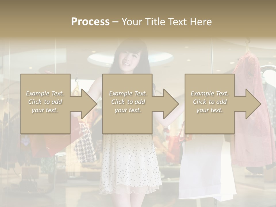 Bag Smile Standing PowerPoint Template