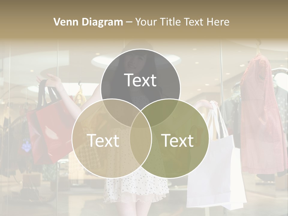 Bag Smile Standing PowerPoint Template