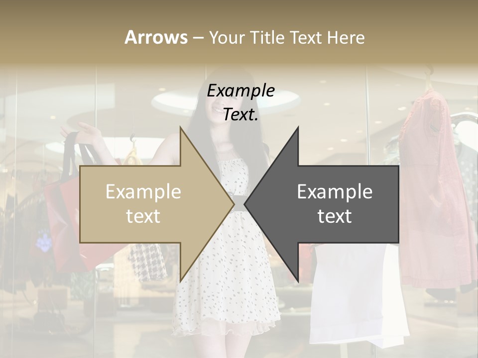 Bag Smile Standing PowerPoint Template